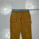 Dickies Carpenter Pants - 32W 32L Brown Cotton