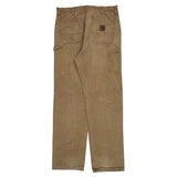 Carhartt Carpenter Trousers - 34W 31L Brown Cotton