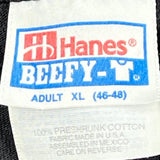 Single Stitch Bull Graphic Hanes Graphic T-Shirt - XL Black Cotton