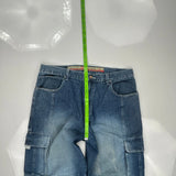 Unbranded Cargo Trousers - 38W 13L Blue Denim