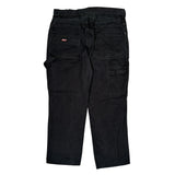 Dickies Carpenter Pants - 34W 31L Black Cotton