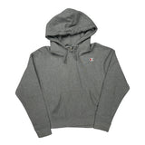 Reverse Weave Champion Hoodie - Medium Grey Cotton Blend
