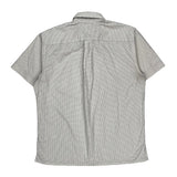 Tommy Hilfiger Polka Dot Short Sleeve Shirt - Large White Cotton