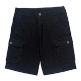 True Religion Cargo Shorts - 34W 11L Black Cotton