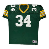 Made In USA Green Bay Packers Champion Football Football Jersey - 2XL Green Polyester