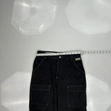 Unbranded Cargo Pants - 30W US 6 Black Cotton