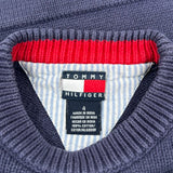 Age 4 Tommy Hilfiger Striped Sweater - XS Navy Cotton