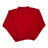 Wisconsin Badgers Logo Athletics College Sweatshirt - Large Red Cotton