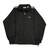 Fila Windbreaker - Large Black Nylon