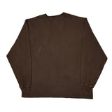 Carhartt Long Sleeve T-Shirt - XL Brown Cotton