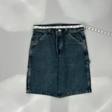 Wrangler Denim Shorts - 30W 10L Dark Wash Cotton