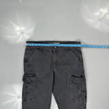 Carhartt Cargo Trousers - 34W 30L Grey Cotton