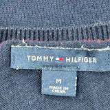 Tommy Hilfiger Striped Jumper - Medium Navy Cotton