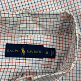Ralph Lauren Checked Shirt - XL Blue Cotton