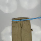 Unbranded Carpenter Pants - 29W 31L Khaki Cotton Blend