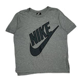 Nike T-Shirt - Large Gray Cotton