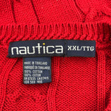 Nautica Jumper - 2XL Red Cotton