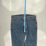 505 Levis Jeans - 36W 30L Blue Cotton