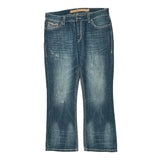 Rock & Roll Cowboy Boot Cut Jeans - 38W 31L Blue Cotton Blend