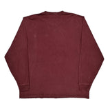 Carhartt Long Sleeve T-Shirt - XL Burgundy Cotton