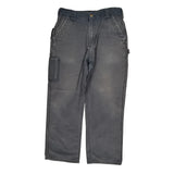 Carhartt Carpenter Trousers - 33W 30L Grey Cotton