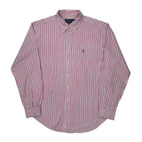 Ralph Lauren Striped Shirt - XL Pink Cotton
