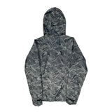 The North Face Camo Jacket - Small Gray Polyester