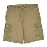 Lee Cargo Shorts - 36W 11L Beige Cotton