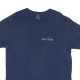GILDAN Apps Team Mens T-Shirt Blue L