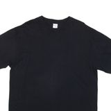 GILDAN Mens T-Shirt Black Crew Neck XL