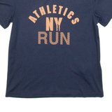 Athletes Ny Run Boys T-Shirt Blue 8Y