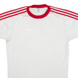 ADIDAS Mens Jersey White Crew Neck L