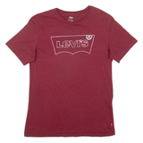 LEVI'S Mens T-Shirt Brown S