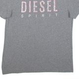 DIESEL Mens T-Shirt Grey L
