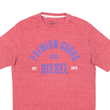 DIESEL Mens T-Shirt Red M