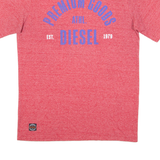 DIESEL Mens T-Shirt Red M