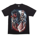 WILD Skull Mens T-Shirt Black M