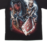 WILD Skull Mens T-Shirt Black M