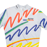 Cycling Shirt Mens Jersey Grey 1/4 Zip M