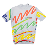 Cycling Shirt Mens Jersey Grey 1/4 Zip M