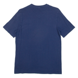 ADIDAS Mens T-Shirt Blue V-Neck S