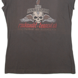 ROCKNACHT 10th Anniversary Womens Band T-Shirt Brown M