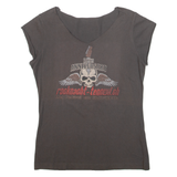 ROCKNACHT 10th Anniversary Womens Band T-Shirt Brown M