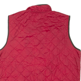 CHAPS Mens Quilted Gilet Red Nylon L