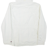 TOMMY HILFIGER Womens Jacket White Nylon Hooded 2XL