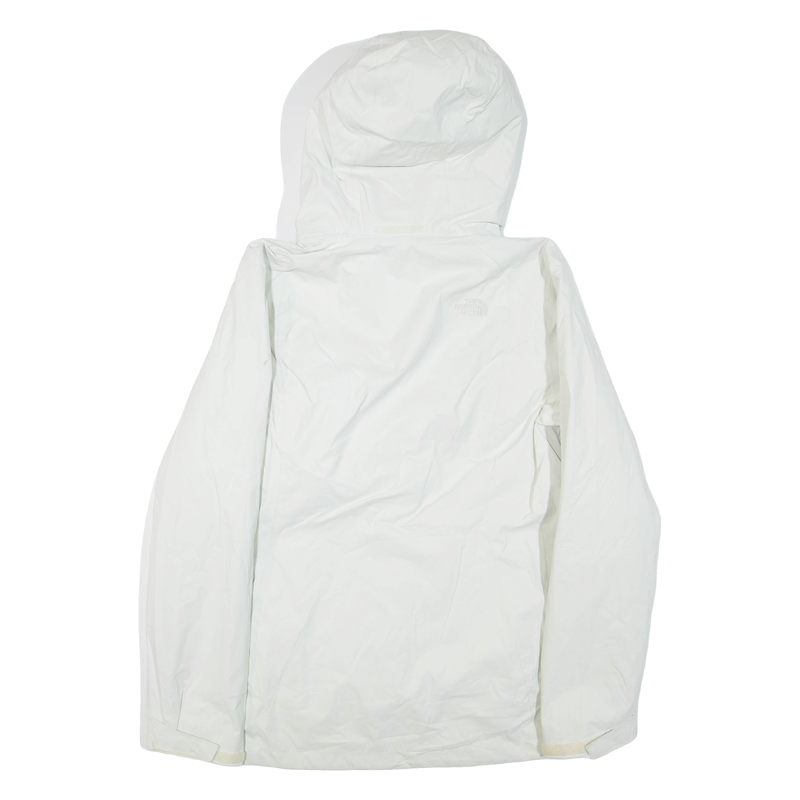 THE NORTH FACE Fleece Lined Womens Jacket White Hooded XL