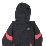 THE NORTH FACE Petite Womens Jacket Black Nylon Hooded S