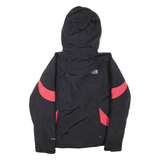 THE NORTH FACE Petite Womens Jacket Black Nylon Hooded S