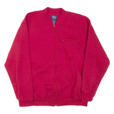 JOHN BLAIR Mens Track Jacket Red L