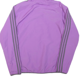ADIDAS Womens Jacket Purple Hooded UK 14